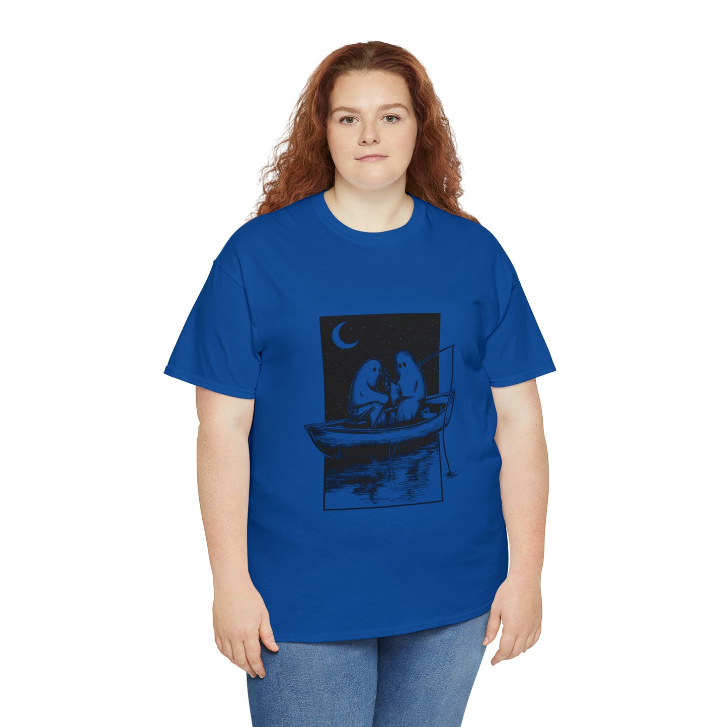 NO FEET LTD. Two ghosts in a boat T-shirt ...