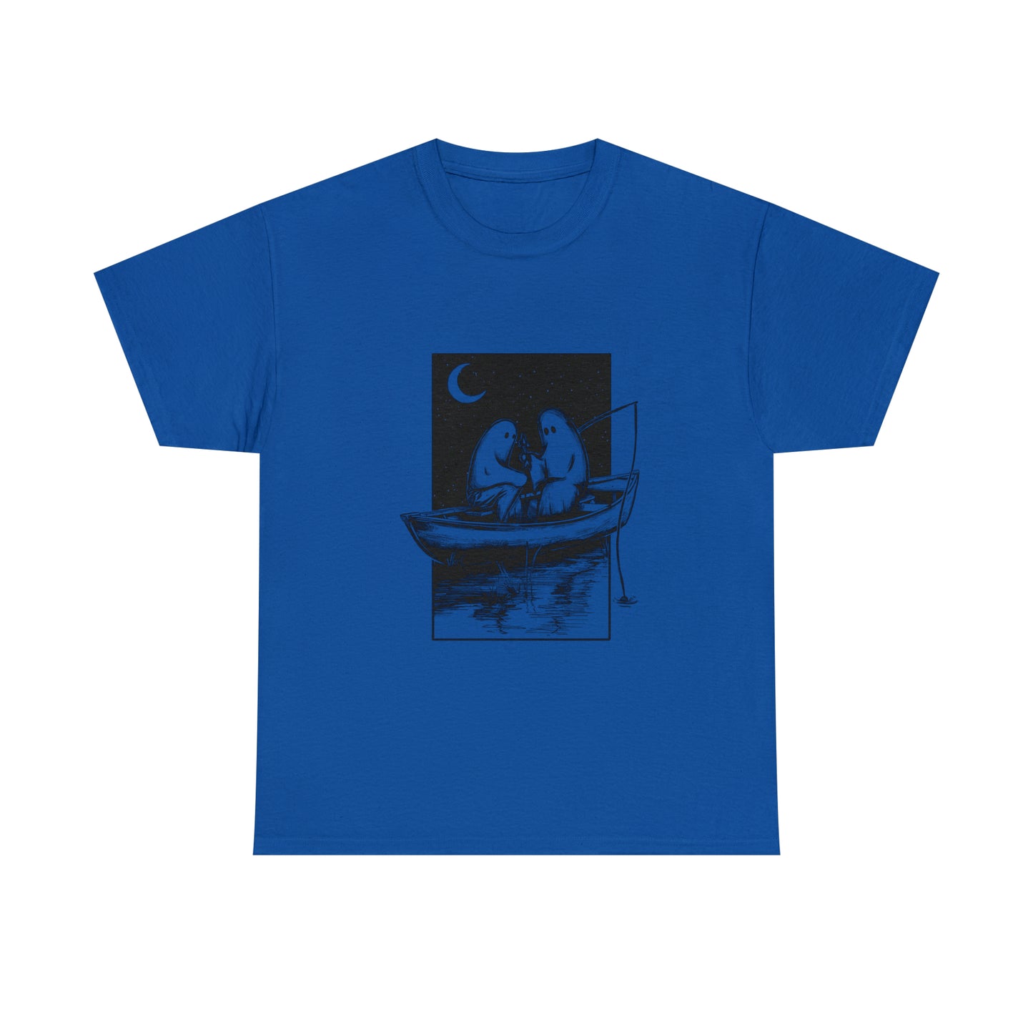 NO FEET LTD. Two ghosts in a boat T-shirt ...