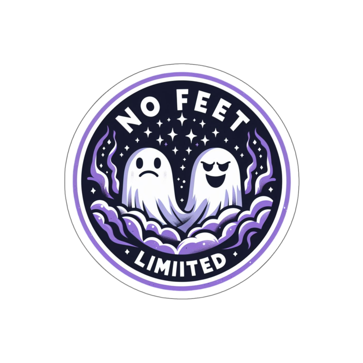 No Feet Limited Clothing Collection Sticker