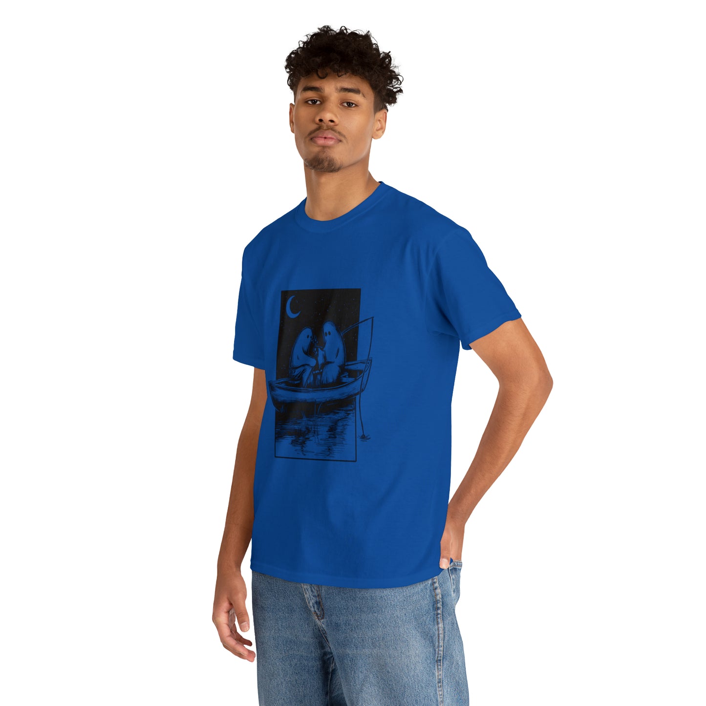 NO FEET LTD. Two ghosts in a boat T-shirt ...