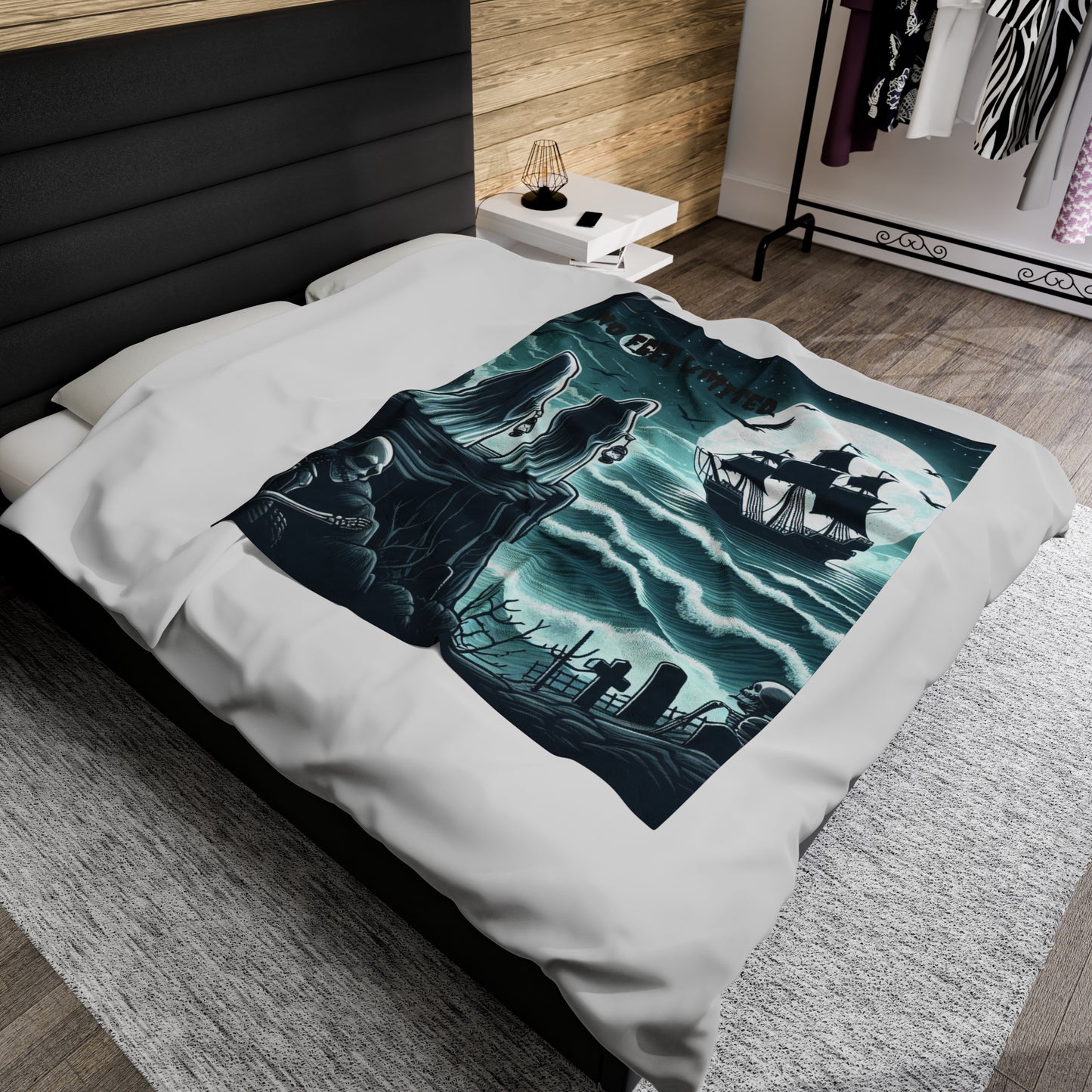 HAUNTED SHORES Plush Blanket No Feet Limited Collection