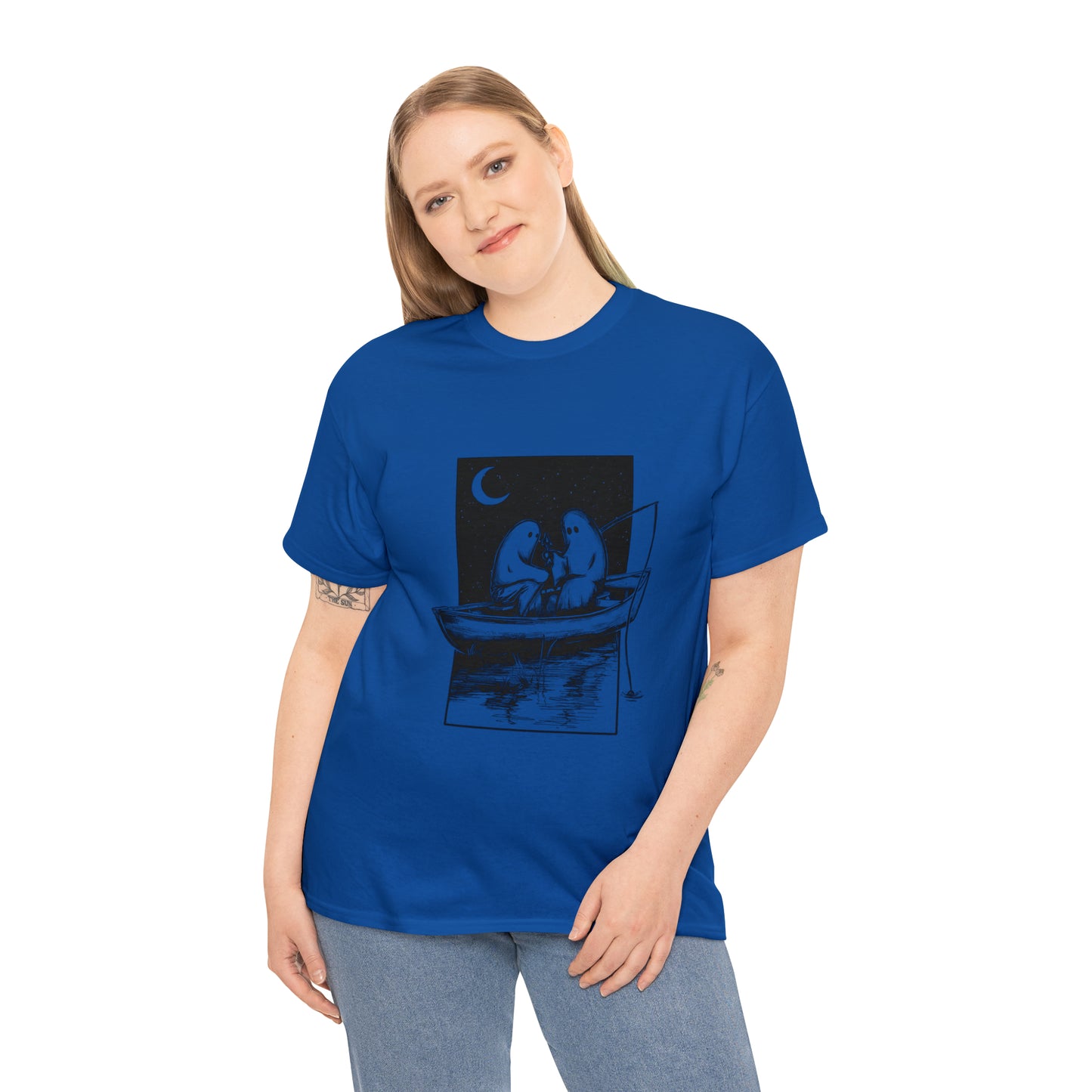 NO FEET LTD. Two ghosts in a boat T-shirt ...