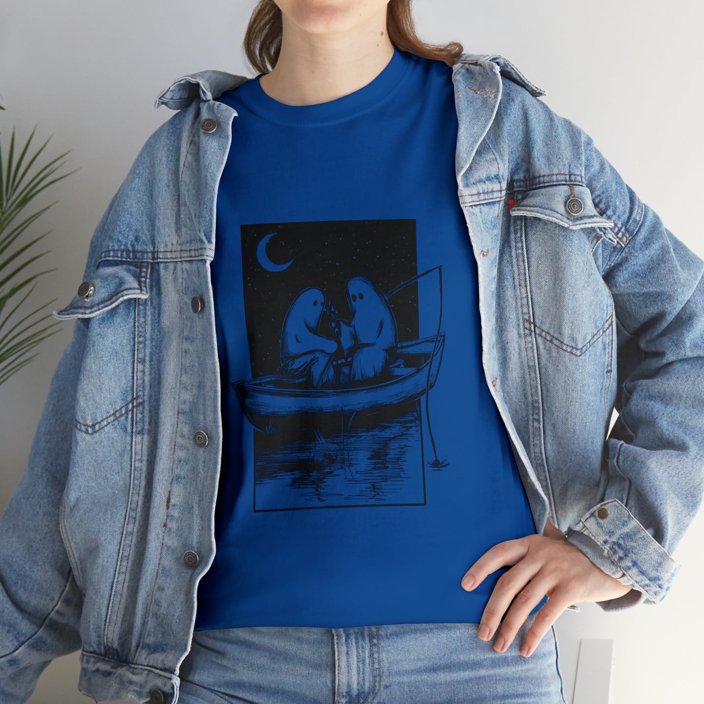 NO FEET LTD. Two ghosts in a boat T-shirt ...