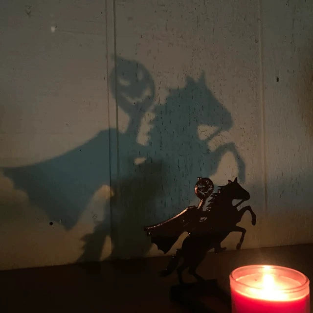 Funny Shadow Stand Halloween Funny Candle Holder Desktop Furnishings Ornaments
