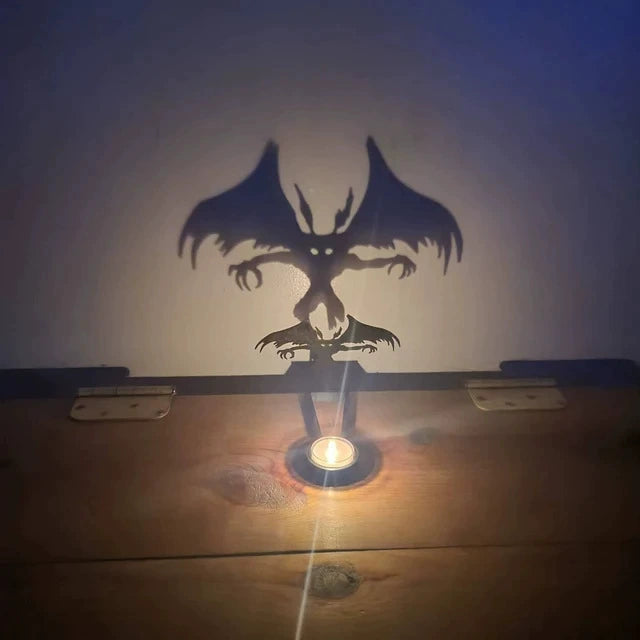 Funny Shadow Stand Halloween Funny Candle Holder Desktop Furnishings Ornaments