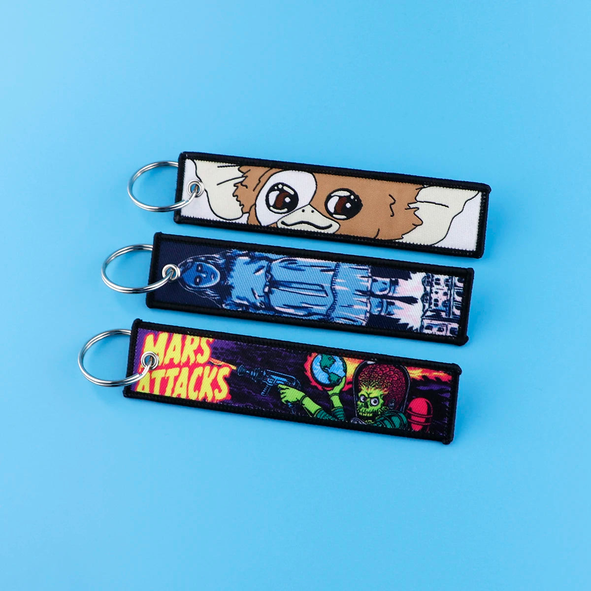 Horror Movie Alien Key Tags Keychain for Car Motorcycles Keys Keyring Holder Fashion Jewelry Accessories Gifts