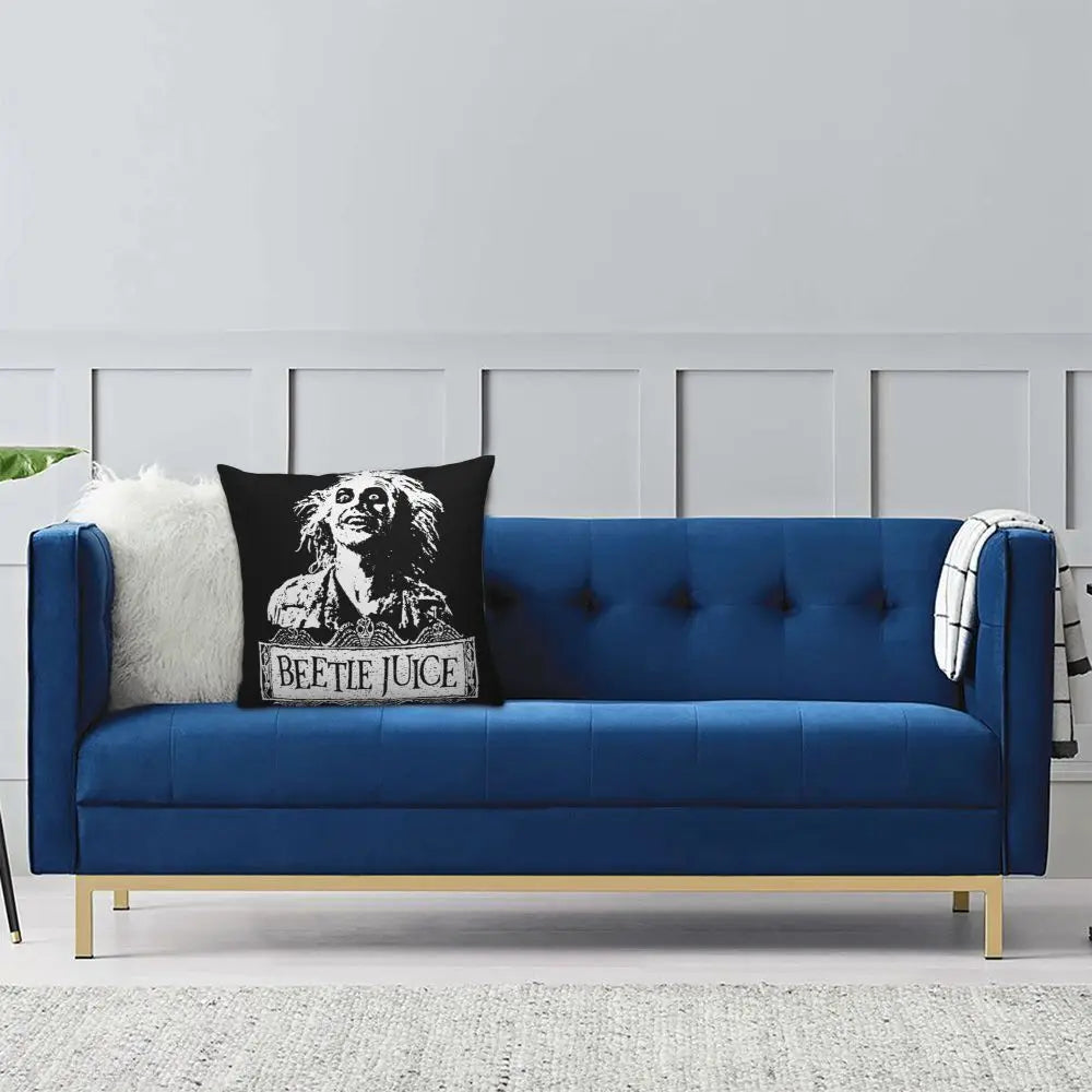 Justice For Bob - B-Beetlejuices Movie Square Pillowcases Home Cushion Cover Creative Home Decoration Throw Pillow Case 45*45