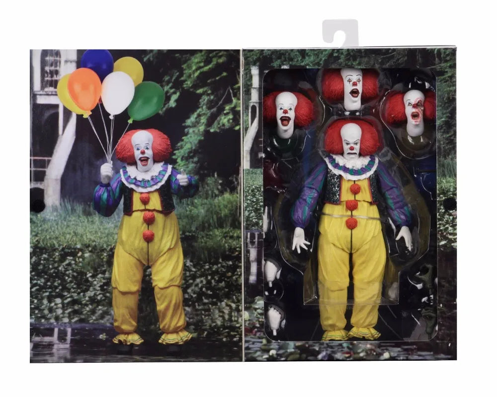 NECA Joker Stephen King Clown Pennywise Action Figure Toys For Halloween Decoration Gift