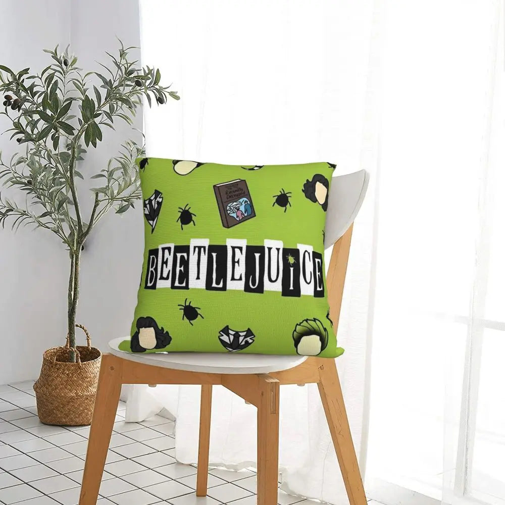 Justice For Bob - B-Beetlejuices Movie Square Pillowcases Home Cushion Cover Creative Home Decoration Throw Pillow Case 45*45