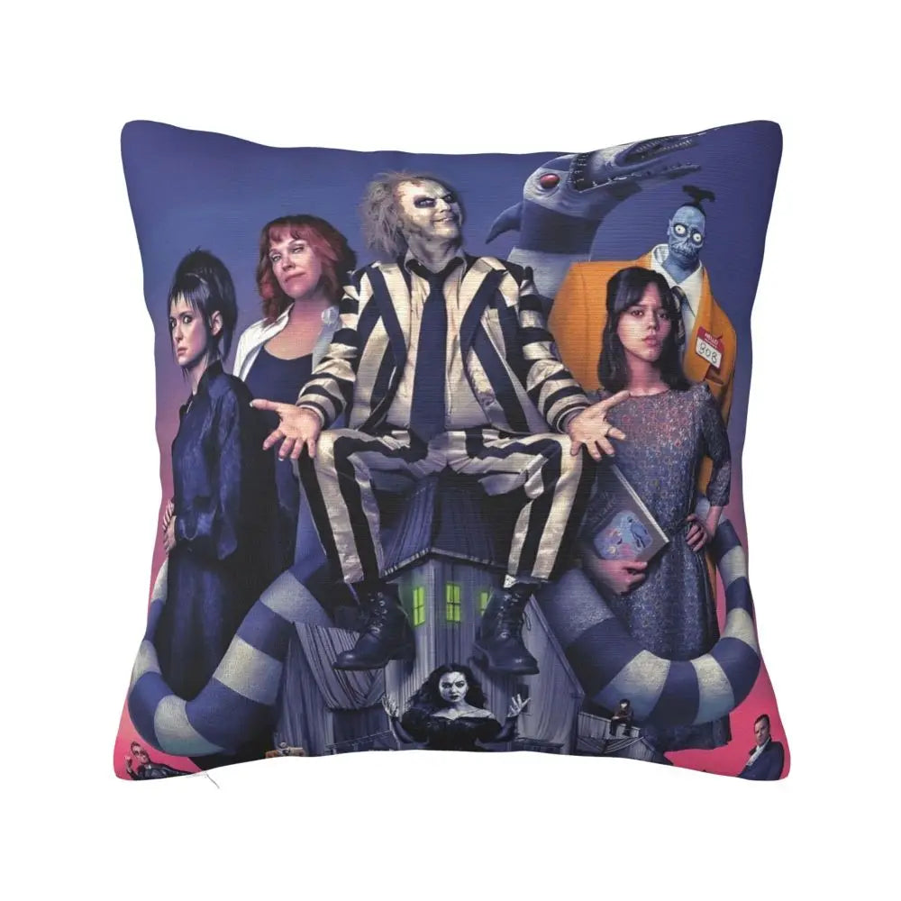 Justice For Bob - B-Beetlejuices Movie Square Pillowcases Home Cushion Cover Creative Home Decoration Throw Pillow Case 45*45