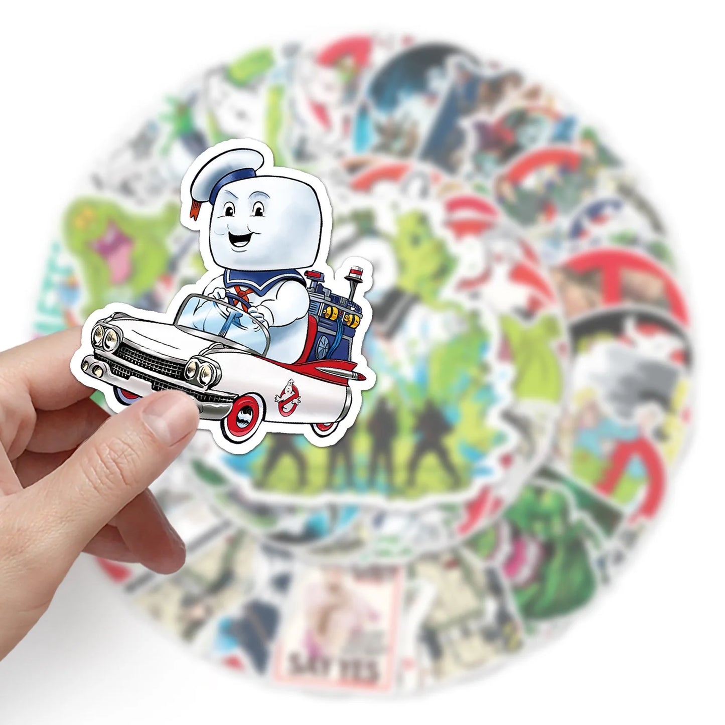 10/30/50pcs Ghostbuster U.s. Drama Stickers Scooter Luggage Compartment Scrapbook Notebook Computer Diycar Motorcycle Stickers