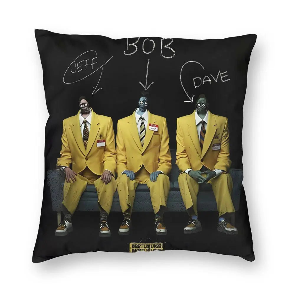 Justice For Bob - B-Beetlejuices Movie Square Pillowcases Home Cushion Cover Creative Home Decoration Throw Pillow Case 45*45
