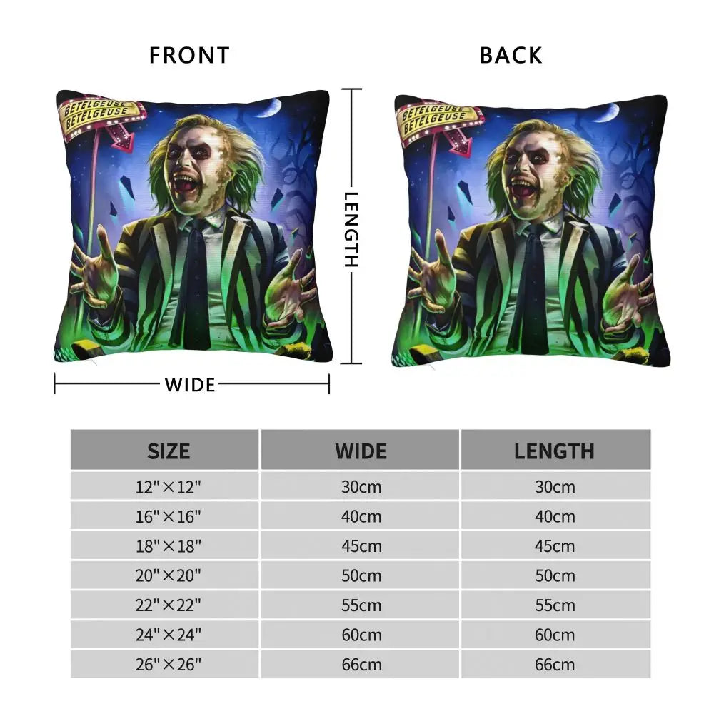 Justice For Bob - B-Beetlejuices Movie Square Pillowcases Home Cushion Cover Creative Home Decoration Throw Pillow Case 45*45