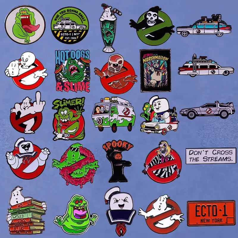 Funny Ghostbusters pins