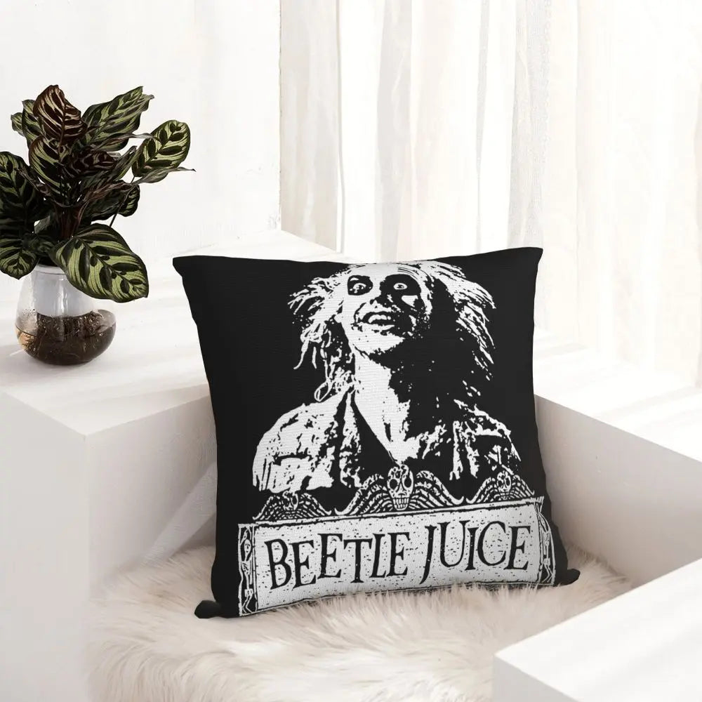 Justice For Bob - B-Beetlejuices Movie Square Pillowcases Home Cushion Cover Creative Home Decoration Throw Pillow Case 45*45