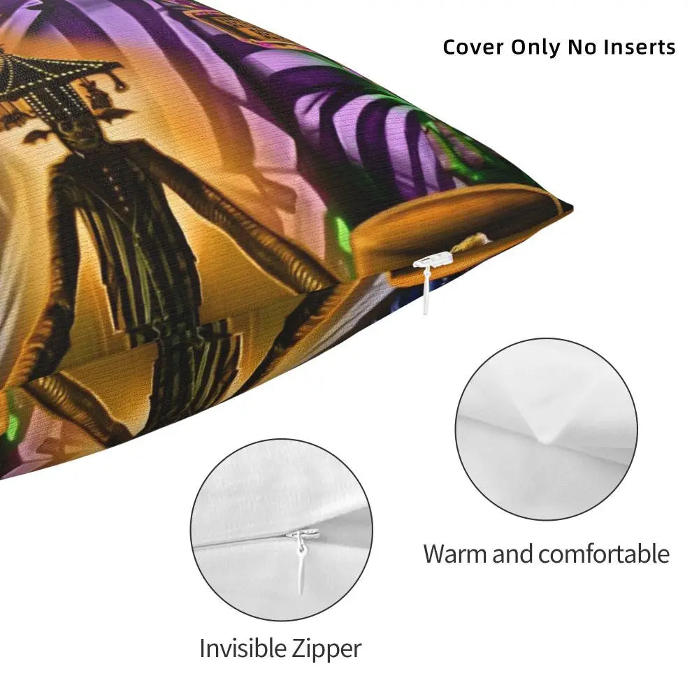Justice For Bob - B-Beetlejuices Movie Square Pillowcases Home Cushion Cover Creative Home Decoration Throw Pillow Case 45*45