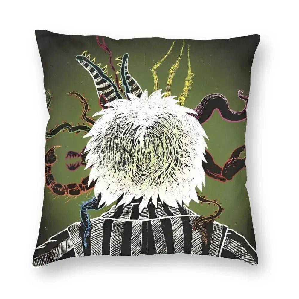 Justice For Bob - B-Beetlejuices Movie Square Pillowcases Home Cushion Cover Creative Home Decoration Throw Pillow Case 45*45