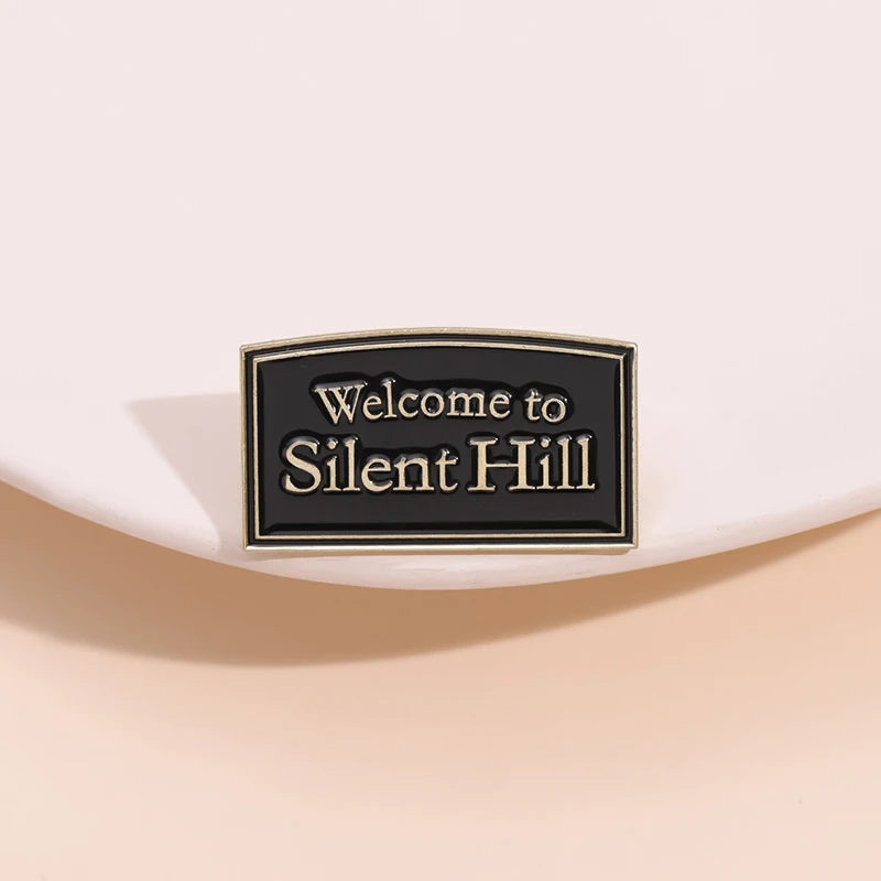Welcome To Silent Hill Enamel Pin Horror Game Cool Anime Brooch Lapel Badge Inspired Jewelery Gifts for fans Players Friends