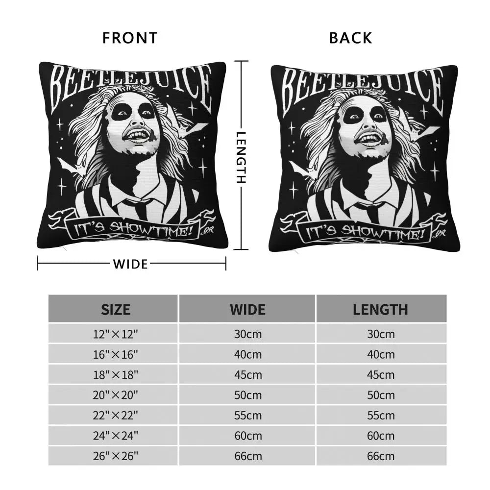 Justice For Bob - B-Beetlejuices Movie Square Pillowcases Home Cushion Cover Creative Home Decoration Throw Pillow Case 45*45