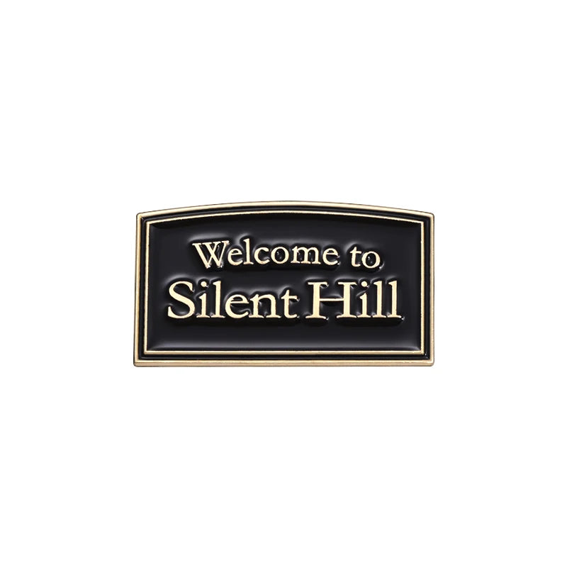 Welcome To Silent Hill Enamel Pin Horror Game Cool Anime Brooch Lapel Badge Inspired Jewelery Gifts for fans Players Friends