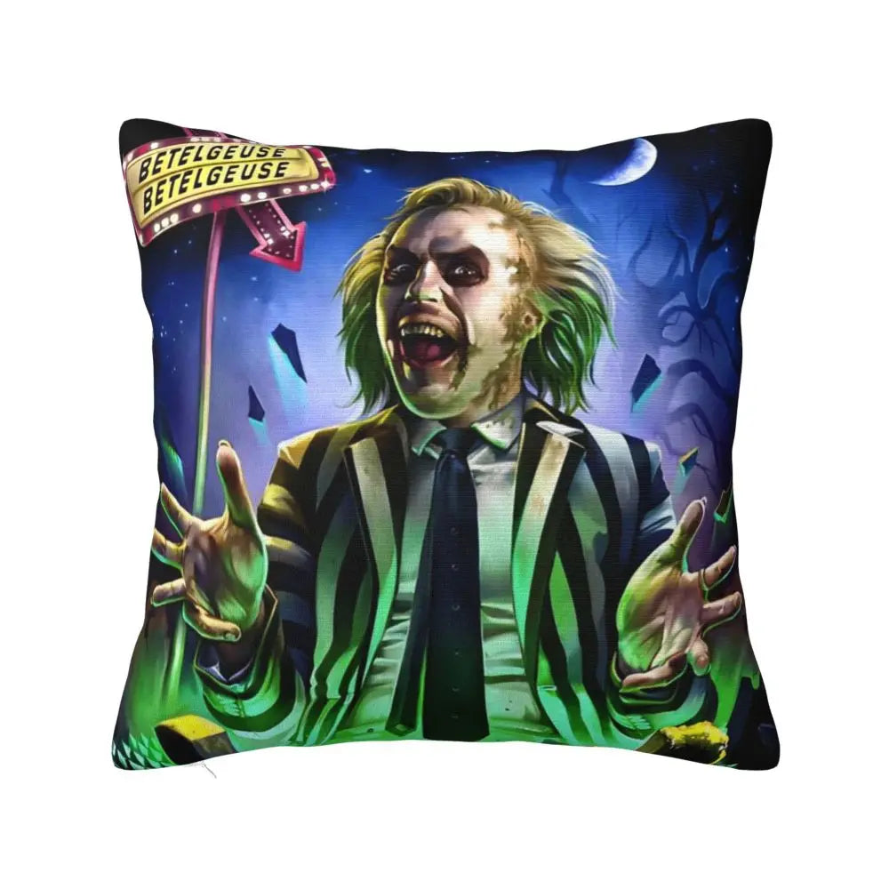 Justice For Bob - B-Beetlejuices Movie Square Pillowcases Home Cushion Cover Creative Home Decoration Throw Pillow Case 45*45