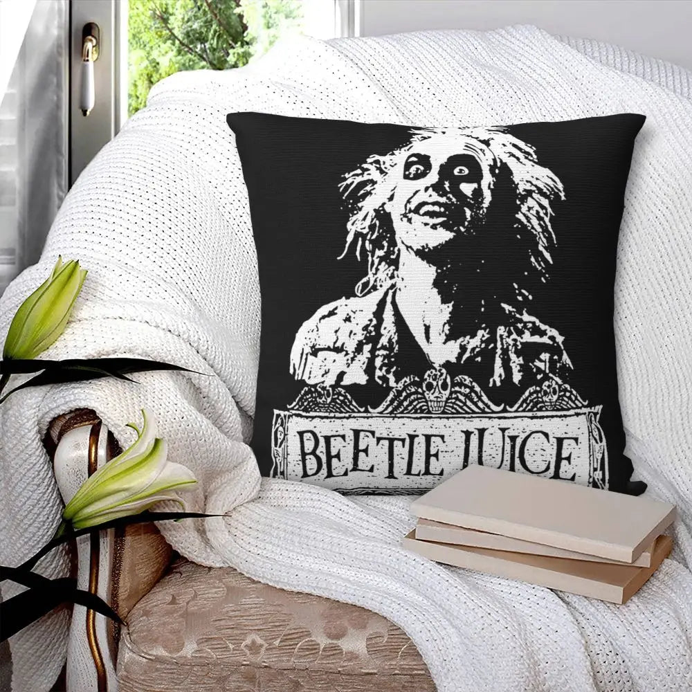 Justice For Bob - B-Beetlejuices Movie Square Pillowcases Home Cushion Cover Creative Home Decoration Throw Pillow Case 45*45