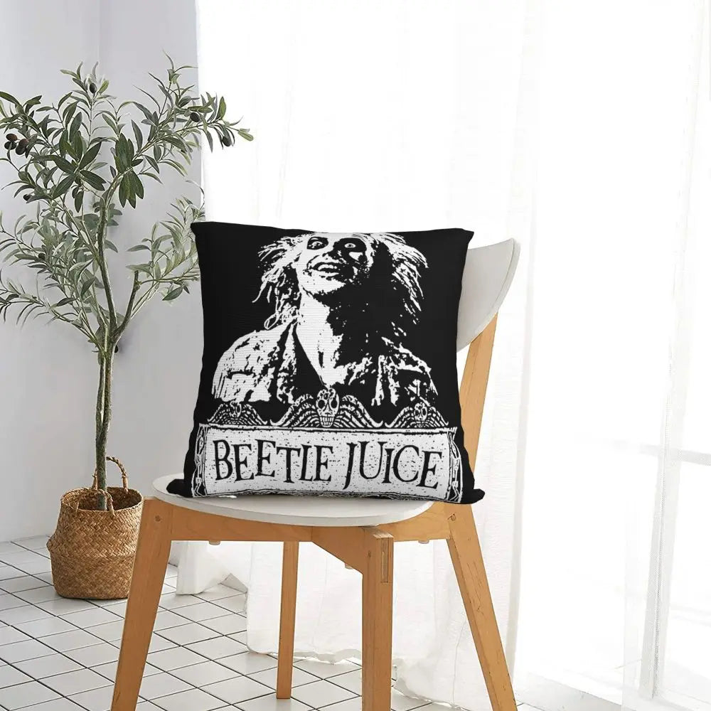 Justice For Bob - B-Beetlejuices Movie Square Pillowcases Home Cushion Cover Creative Home Decoration Throw Pillow Case 45*45