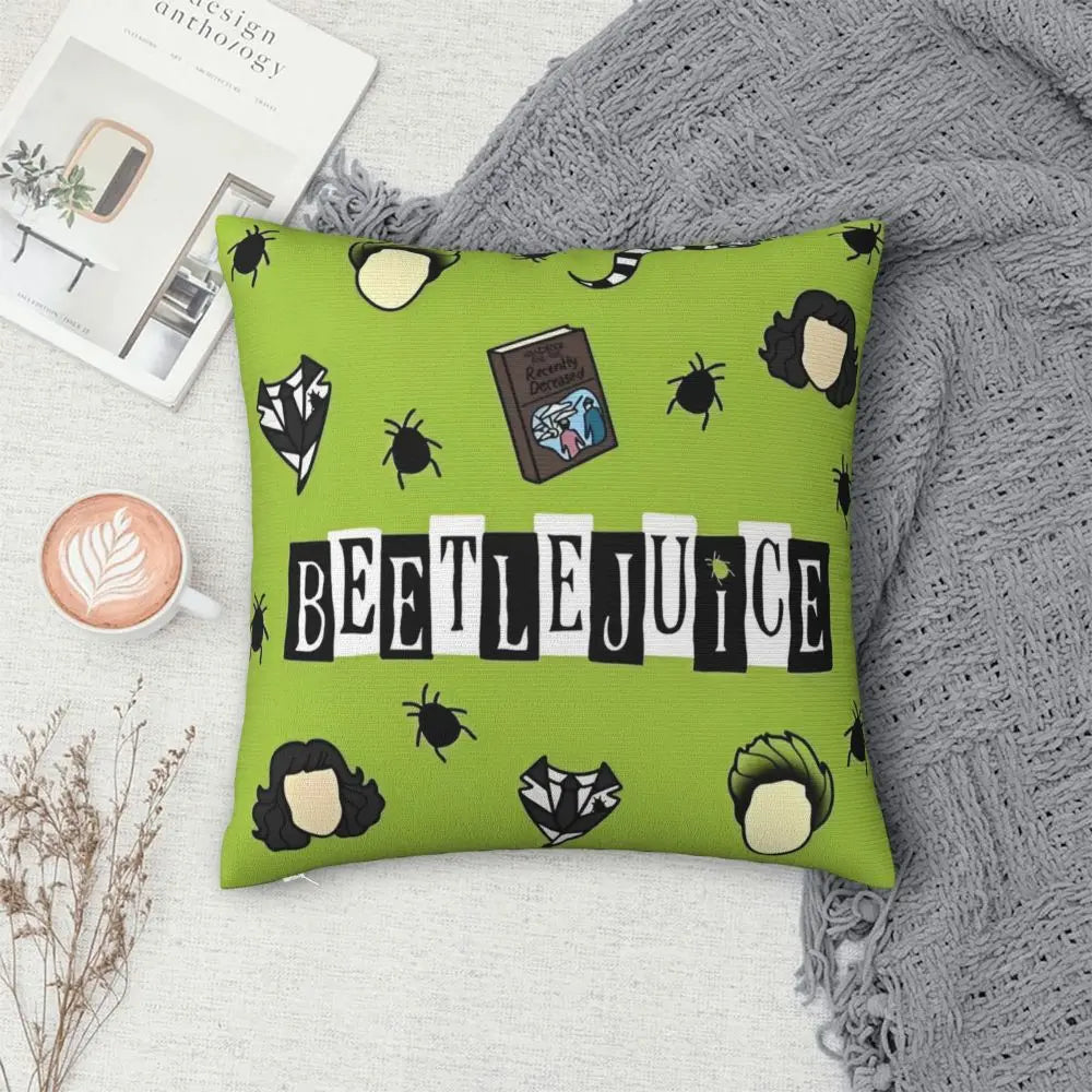Justice For Bob - B-Beetlejuices Movie Square Pillowcases Home Cushion Cover Creative Home Decoration Throw Pillow Case 45*45