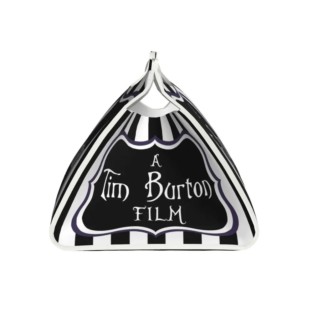 Custom Horror Movie Beetlejuices Tissue Box Holder Rectangular Tim Burton Style PU Leather Facial Tissue Box Cover for Bathroom