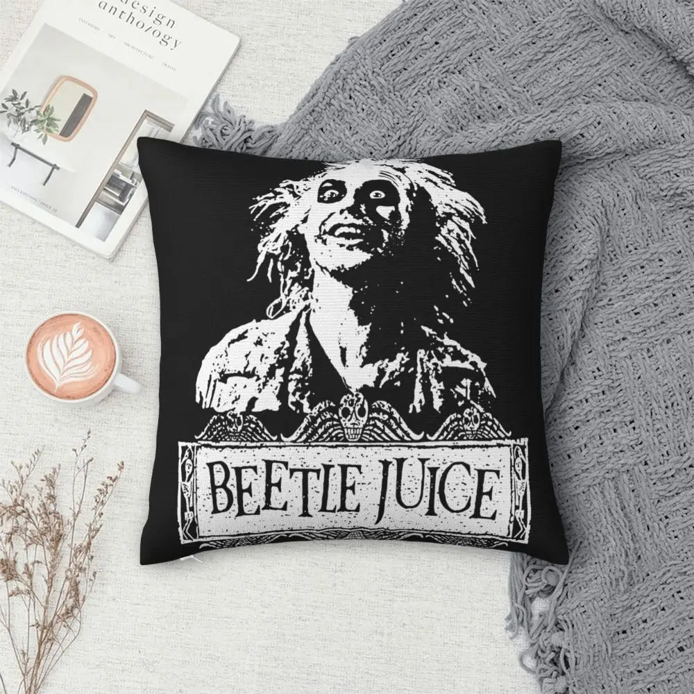 Justice For Bob - B-Beetlejuices Movie Square Pillowcases Home Cushion Cover Creative Home Decoration Throw Pillow Case 45*45