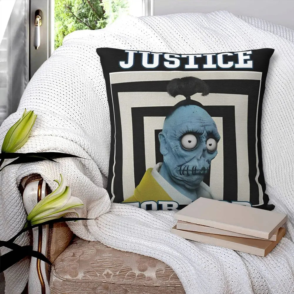 Justice For Bob - B-Beetlejuices Movie Square Pillowcases Home Cushion Cover Creative Home Decoration Throw Pillow Case 45*45