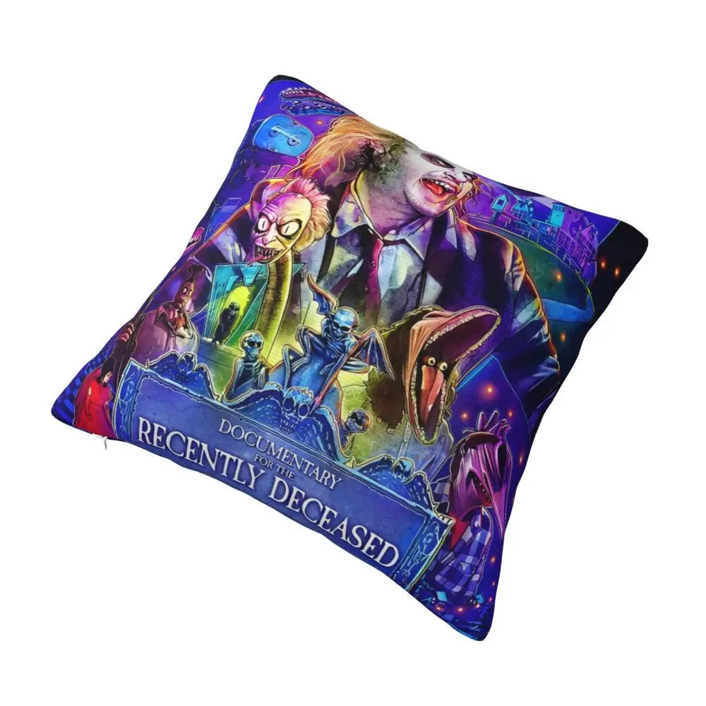 Justice For Bob - B-Beetlejuices Movie Square Pillowcases Home Cushion Cover Creative Home Decoration Throw Pillow Case 45*45