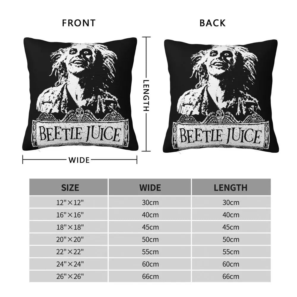 Justice For Bob - B-Beetlejuices Movie Square Pillowcases Home Cushion Cover Creative Home Decoration Throw Pillow Case 45*45