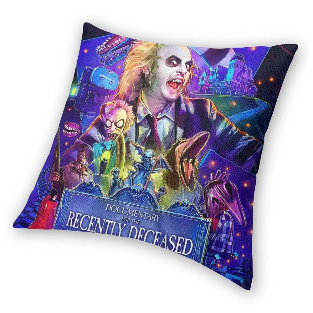 Justice For Bob - B-Beetlejuices Movie Square Pillowcases Home Cushion Cover Creative Home Decoration Throw Pillow Case 45*45
