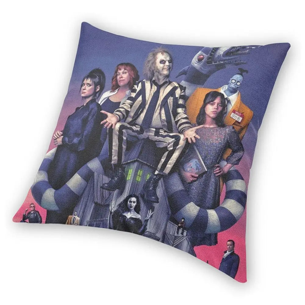Justice For Bob - B-Beetlejuices Movie Square Pillowcases Home Cushion Cover Creative Home Decoration Throw Pillow Case 45*45