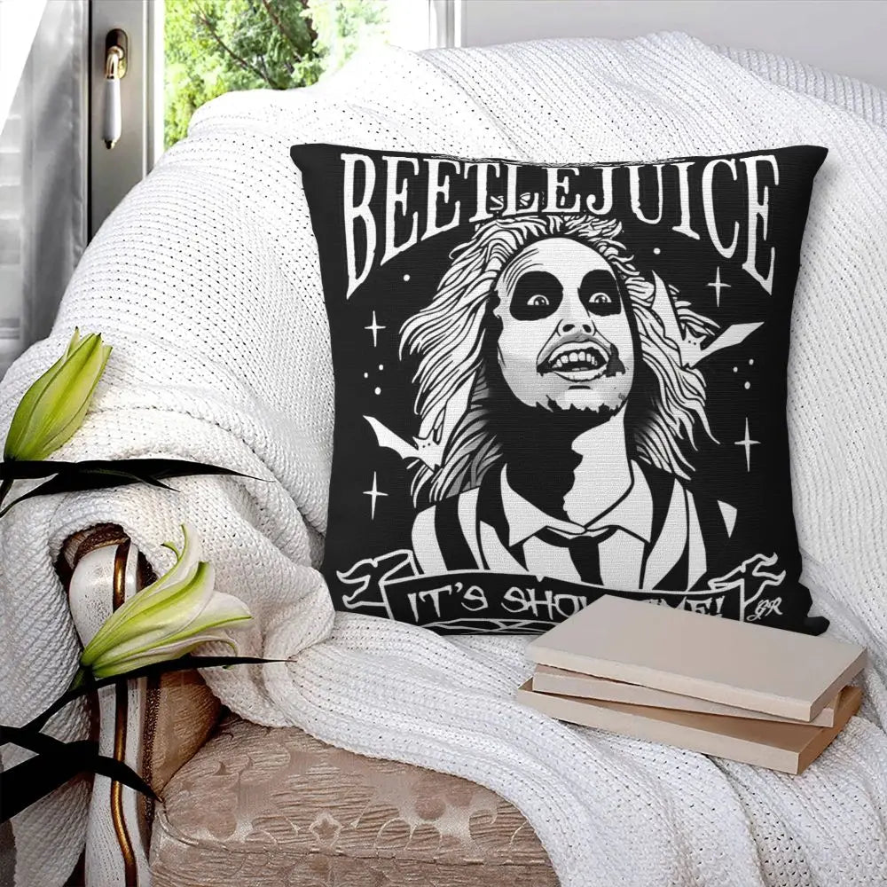 Justice For Bob - B-Beetlejuices Movie Square Pillowcases Home Cushion Cover Creative Home Decoration Throw Pillow Case 45*45