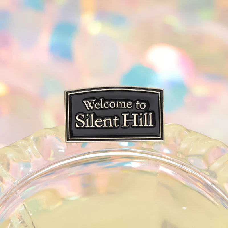Welcome To Silent Hill Enamel Pin Horror Game Cool Anime Brooch Lapel Badge Inspired Jewelery Gifts for fans Players Friends