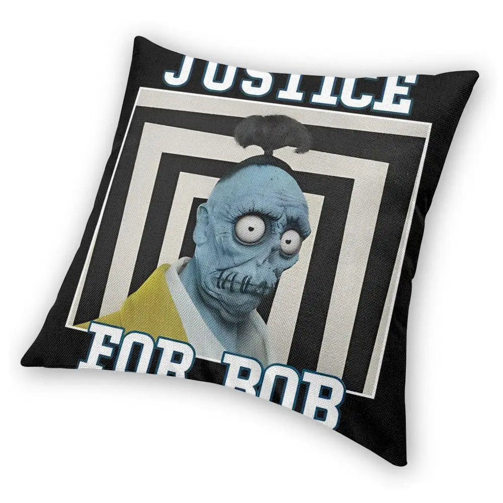Justice For Bob - B-Beetlejuices Movie Square Pillowcases Home Cushion Cover Creative Home Decoration Throw Pillow Case 45*45