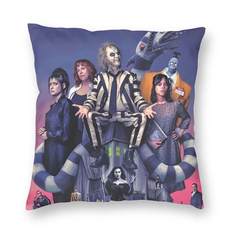 Justice For Bob - B-Beetlejuices Movie Square Pillowcases Home Cushion Cover Creative Home Decoration Throw Pillow Case 45*45