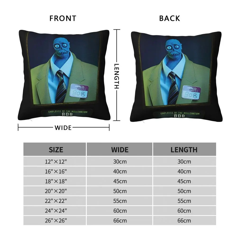 Justice For Bob - B-Beetlejuices Movie Square Pillowcases Home Cushion Cover Creative Home Decoration Throw Pillow Case 45*45