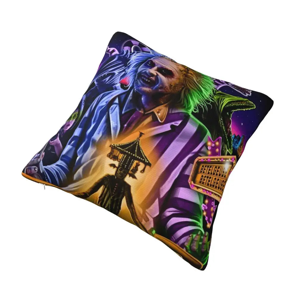 Justice For Bob - B-Beetlejuices Movie Square Pillowcases Home Cushion Cover Creative Home Decoration Throw Pillow Case 45*45