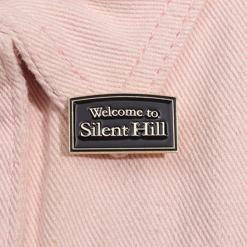 Welcome To Silent Hill Enamel Pin Horror Game Cool Anime Brooch Lapel Badge Inspired Jewelery Gifts for fans Players Friends