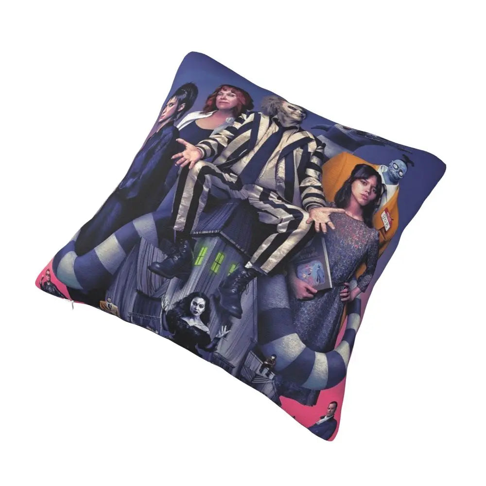 Justice For Bob - B-Beetlejuices Movie Square Pillowcases Home Cushion Cover Creative Home Decoration Throw Pillow Case 45*45