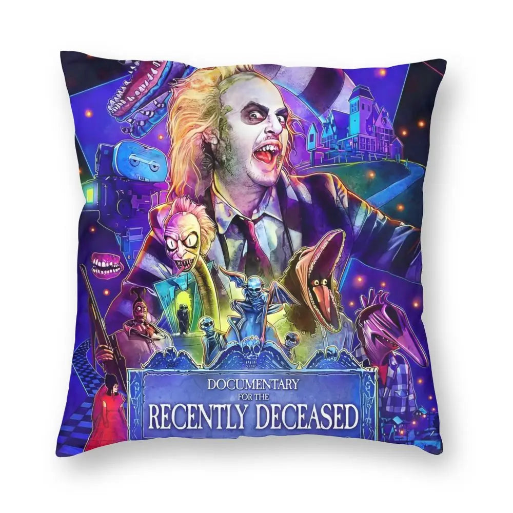 Justice For Bob - B-Beetlejuices Movie Square Pillowcases Home Cushion Cover Creative Home Decoration Throw Pillow Case 45*45