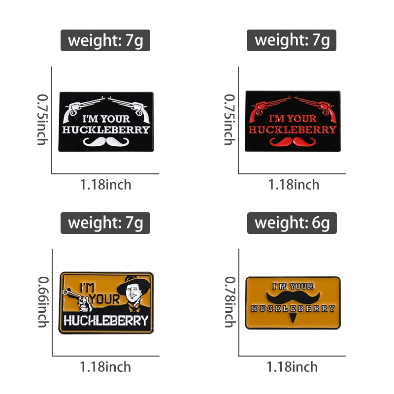 3-6 pcs/set Anime TV Movies Enamel Pins Horror Movie Characters Brooches Lapel Badges Jewelry Gift for Fans Friends