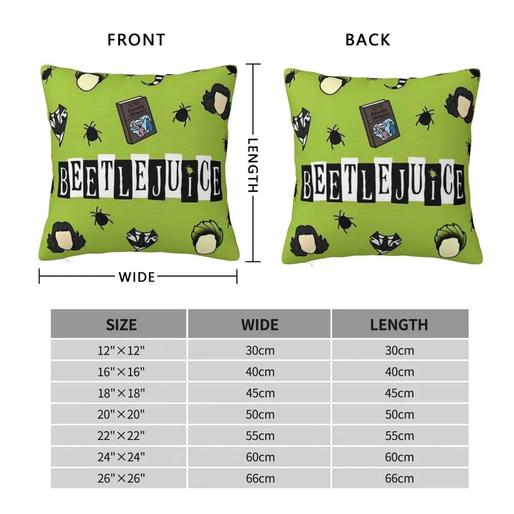 Justice For Bob - B-Beetlejuices Movie Square Pillowcases Home Cushion Cover Creative Home Decoration Throw Pillow Case 45*45