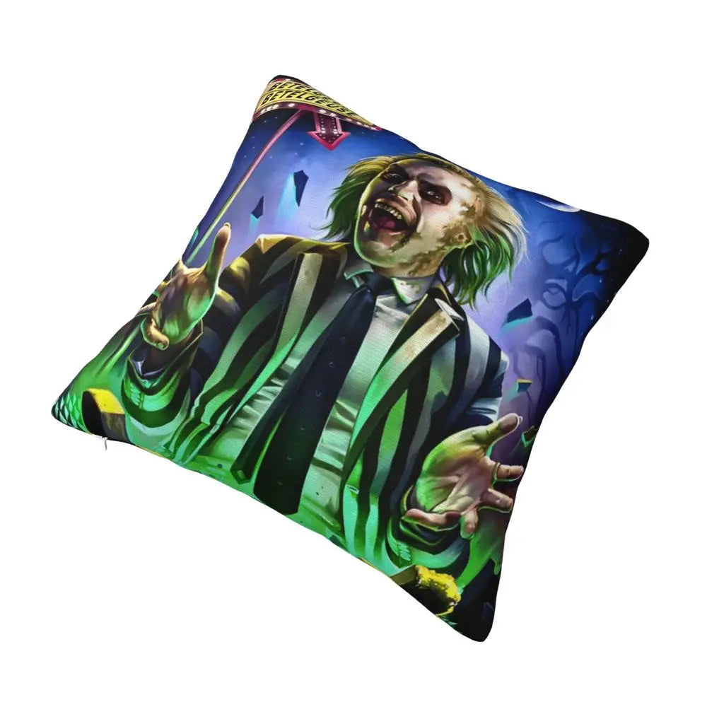 Justice For Bob - B-Beetlejuices Movie Square Pillowcases Home Cushion Cover Creative Home Decoration Throw Pillow Case 45*45
