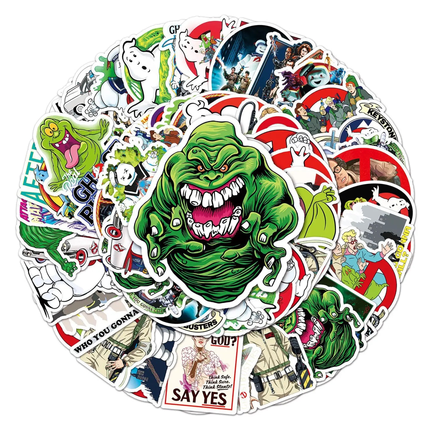 10/30/50pcs Ghostbuster U.s. Drama Stickers Scooter Luggage Compartment Scrapbook Notebook Computer Diycar Motorcycle Stickers