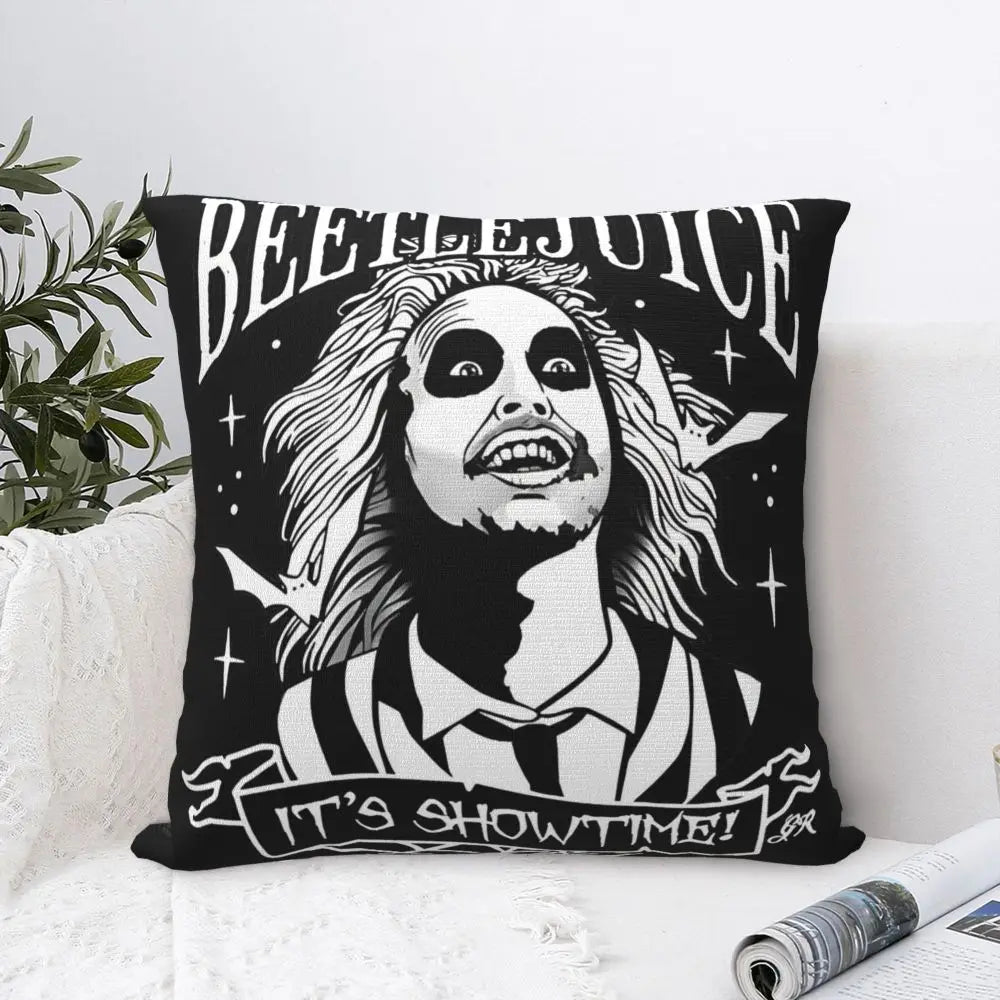Justice For Bob - B-Beetlejuices Movie Square Pillowcases Home Cushion Cover Creative Home Decoration Throw Pillow Case 45*45