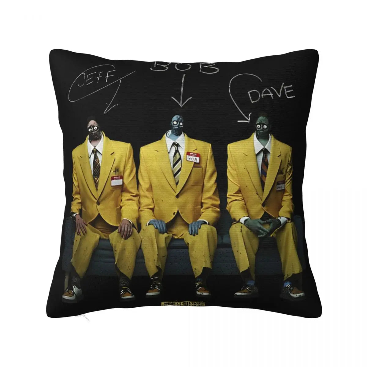 Justice For Bob - B-Beetlejuices Movie Square Pillowcases Home Cushion Cover Creative Home Decoration Throw Pillow Case 45*45